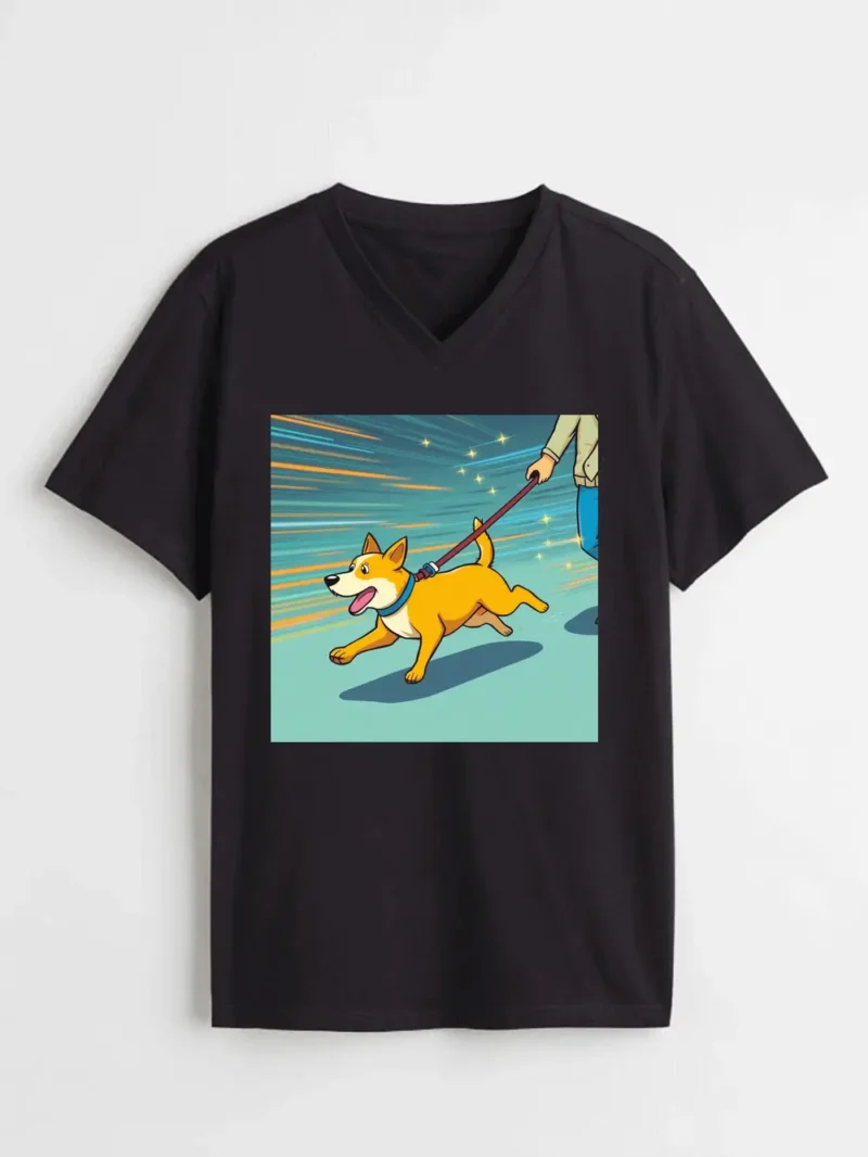 My Dog Walks Me T-Shirt - Image 2