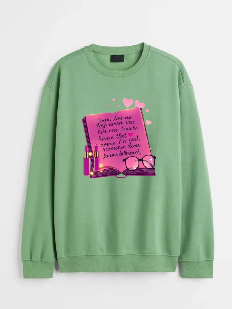 Reading Is My Cardio Sweatshirt - Image 2