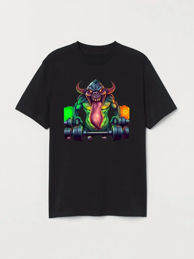 Running On Caffeine And Chaos T-Shirt - Image 2