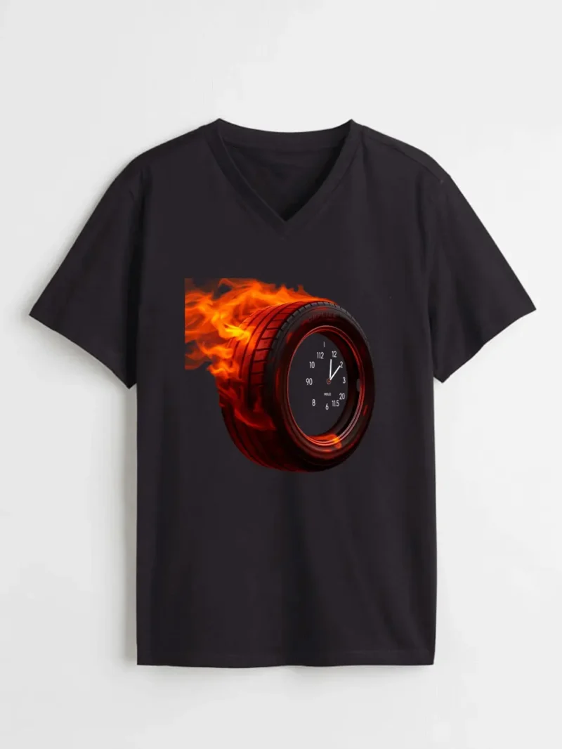 This Trucker Runs On Coffee  Country Music T-Shirt - Image 2