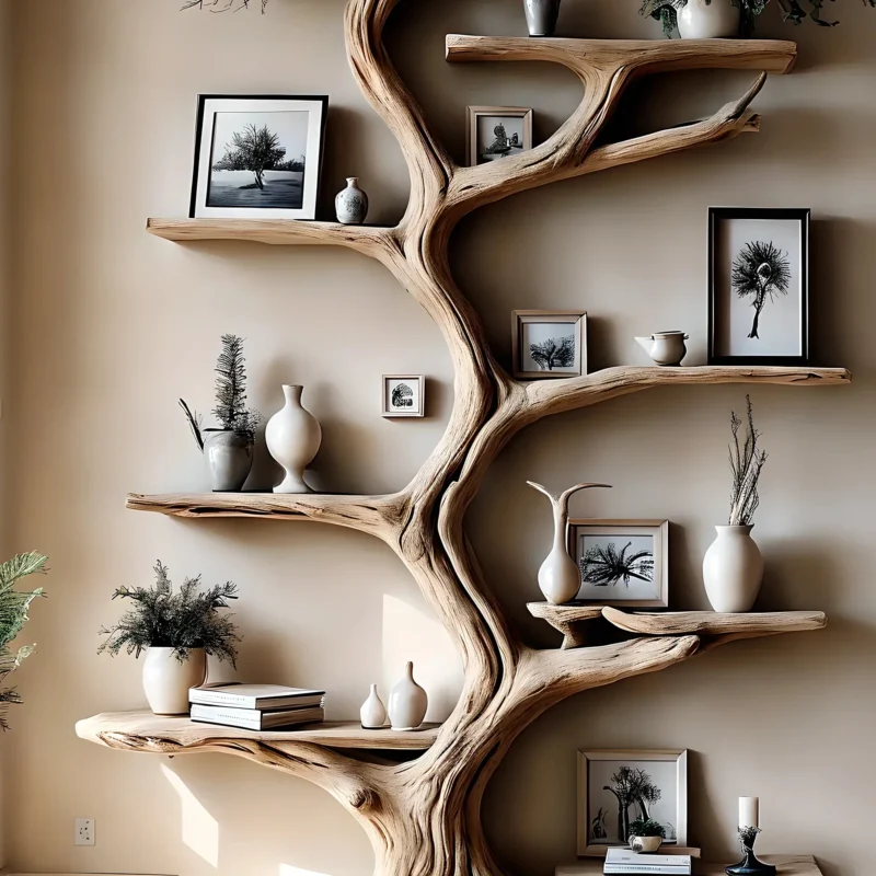 Children’s Tree Bookshelf – Wall-Mounted Wooden Bookcase