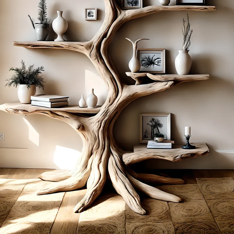 Children’s Tree Bookshelf – Wall-Mounted Wooden Bookcase - Image 2