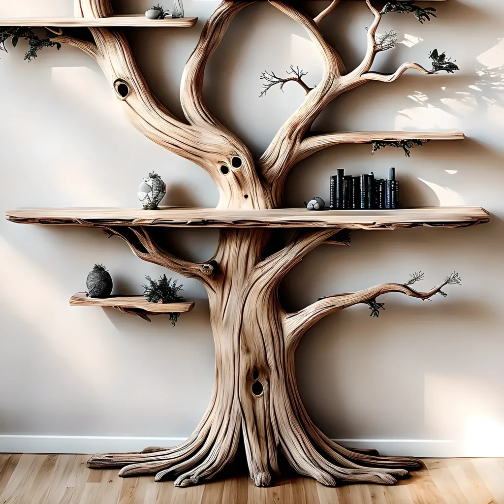 Souvenir Wooden Bookshelf – Commemorative Display Shelf - Image 3